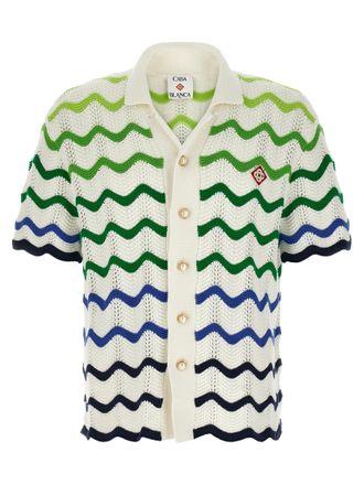 Casablanca Multicolor Cotton Mens Blouse