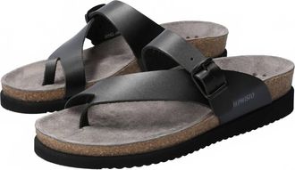 Mephisto Womens Helen Sandals In Black Waxy