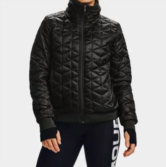 Under Armour Coldgear Reactor Jacket In Black