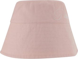 Patou Geborduurd Logo Katoenen Emmerhoed Roze - Dames - Hoeden - Roze - L - Katoen - Accessoires
