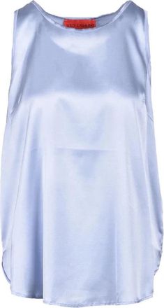 Wild Cashmere Stretch Silk Top - Light Blue