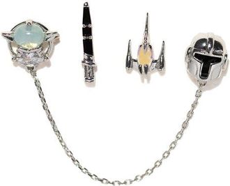 Girls Crew Star Wars This is the Way Set of 3 Mismatched Earrings in Silver at Nordstrom