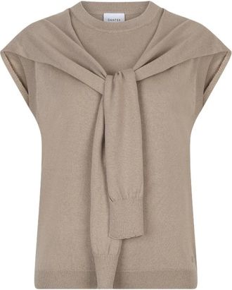 Dante6 Dames, Truien, Beige, Maat: XS Katoen