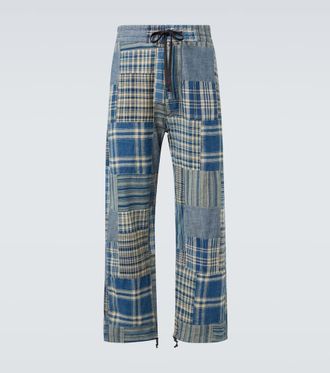 Ralph Lauren Patchwork cotton and linen pants