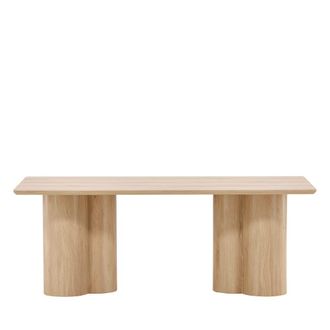 Venture Design Mesa baja de madera 120x60cm - Madera clara
