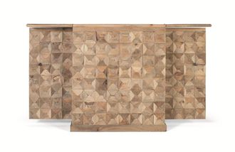 Giner&Colomer Mueble bar con 2 puertas fabricado en madera de mango