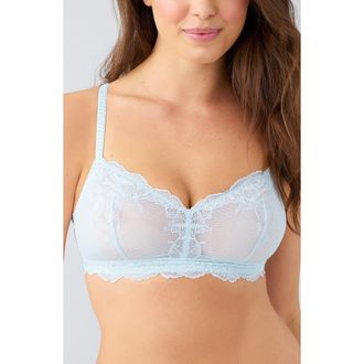 Wacoal Vivid Attraction Bralette in Soft Sky at Nordstrom, Size X-Large