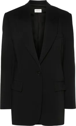 P.A.R.O.S.H. single-breasted blazer - women - Acetate/Polyester/Viscose - S - Black