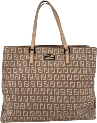 Fendi Fendi stoffen draagtas Zucchino Tote