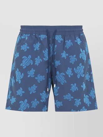 Vilebrequin moorea swim shorts turtle pattern pocket