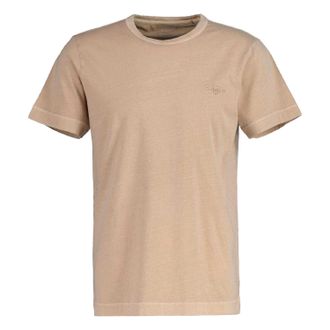 GANT Heren t-shirt (Beige Verkleurd)
