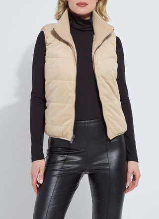 Lyss&eacute; Petra Reversible Puffer Sweater Vest