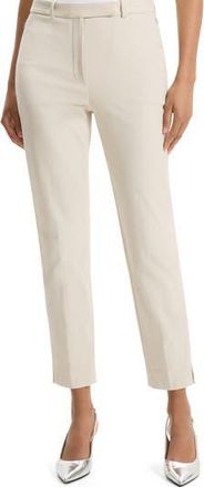 Theory Bistretch High Waist Taper Pants in New Sand at Nordstrom Rack, Size 12