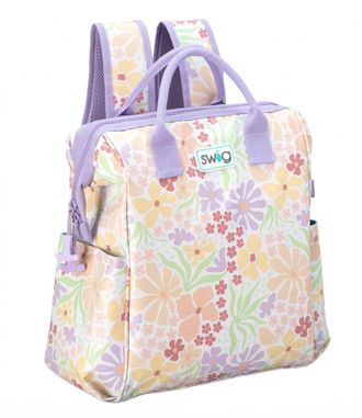 Swig Womens Packi Backpack Cooler In Floral