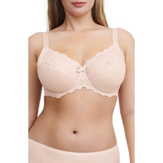 Chantelle Rive Gauche Full Coverage Underwire Bra in Rose/english Rose at Nordstrom, Size 34F