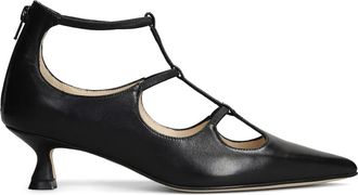 Anna F. Pumps in pelle 50mm - Nero