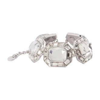 Self Portrait Crystal Bracelet - female - Self Portrait - Bracelets - Gray - ONE SIZE - Accessories