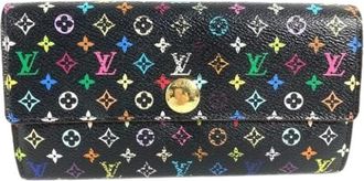 Louis Vuitton Pre-owned Long wallet (bi-fold) - Dames - Vintage Tassen - Veelkleurig - ONE Size - Vintage