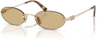 Miu Miu 0mu A54s Oval-Tinted Sunglasses