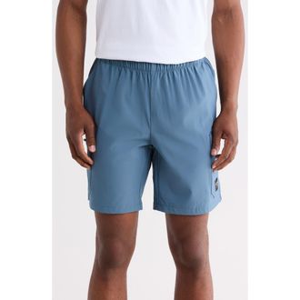 Hurley Outlander Cargo Walk Shorts in Grey Teal at Nordstrom Rack, Size Medium