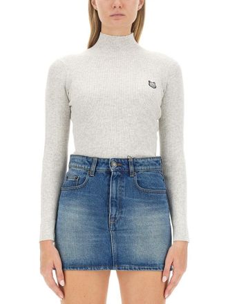 Maison Kitsun&eacute; Slim-Fit High Neck Jersey