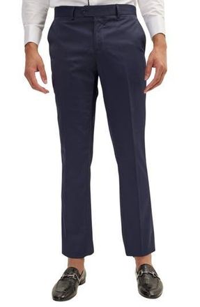 Ron Tomson Classic Tuxedo Pants in Navy at Nordstrom Rack, Size 44