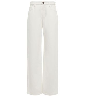 The Row Eglitta mid-rise wide-leg jeans