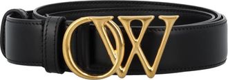 Off-white Black OW INITIALS BELT