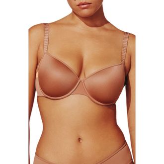 Thirdlove 24/7 Classic Underwire T-Shirt Bra in Mocha at Nordstrom, Size 36C1/2