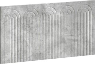 vidaXL Cabecero Montada En La Pared Alkmaar Gris Hormig&oacute;n Vidaxl