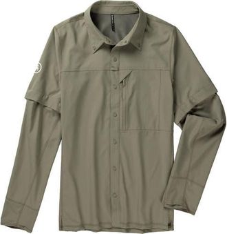 Backcountry Tahoe Woven Convertible Snap-Up Shirt - Mens in Fallen Rock at Nordstrom, Size Xx-Large