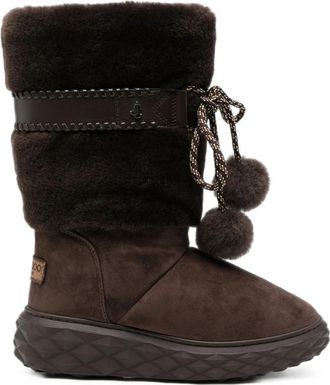 Jimmy Choo London Dark Brown Cobi Boots