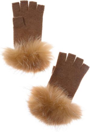Sofiacashmere Fingerless Cashmere Gloves