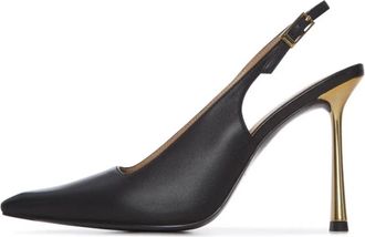 Cesare Gaspari Golden Hour Pumps - Dames - Pumps - Zwart - 37 EU - Leer - Schoenen