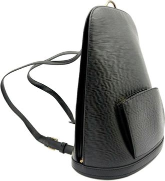 Louis Vuitton Noir Epi Leather Backpack (Pre-Owned)