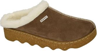 Rohde Foggia-D Slipper - Dames - Pantoffels - Bruin - 41 EU - Wol - Schoenen