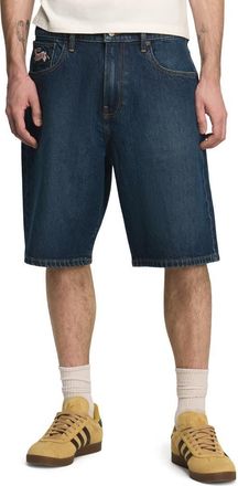Lucky Brand Baggy Denim Shorts in Dark Matter at Nordstrom, Size 36