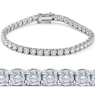 Pompeii3 11ct Diamond Tennis Bracelet 14K White Gold