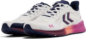 Hummel Fitnessschuh HUMMEL REACH TR HIIT 3.0, Damen, Gr. 39, wei&szlig;, pink, Textil, Schuhe Fitnessschuh, mit langlebiger Gummilaufsohle, mit Stabilit&auml;tsfl&uuml;geln