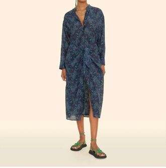 Xirena Alana Dress In Navy/green
