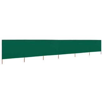 Berkfield Home 6-panel Wind Screen Fabric 800x160 cm Green