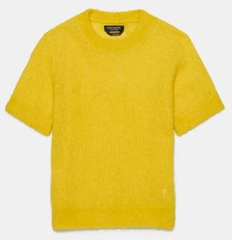 Kate Spade New York Fuzzy Short Sleeve Sweater