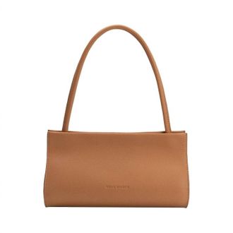 Melie Bianco Womens Ryleigh Recycled Vegan Leather Bag In Tan