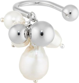 Justine Clenquet Mickey Open Ring in Palladium at Nordstrom