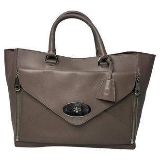 Mulberry Moerbei Wilg Handtas in Bruin Leder