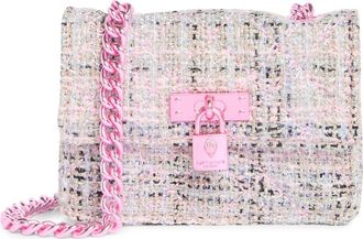 Kurt Geiger Micro Brixton Tweed Crossbody Bag in Open Pink at Nordstrom Rack