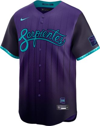 Nike Corbin Carroll Arizona Diamondbacks City Connect Mens Nike Mens Dri-FIT ADV MLB Limited Jersey in Purple | LM250CF4DQ9-FZD