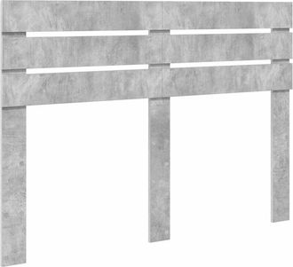 vidaXL Cabecero Gris Concreto 150 Cm Madera Contrachapada Vidaxl