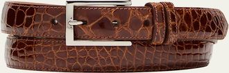 W. Kleinberg Mens Alligator Leather Belt