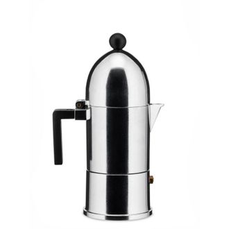 Alessi Caffettiera, Argento/Nero, 8.6 cm - Alessi